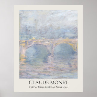 Claude Monet Vintage Wall Art 11x14 Ratio