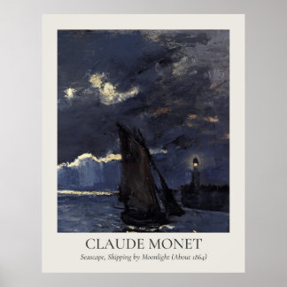 Claude Monet Vintage Wall Art 11x14 Ratio