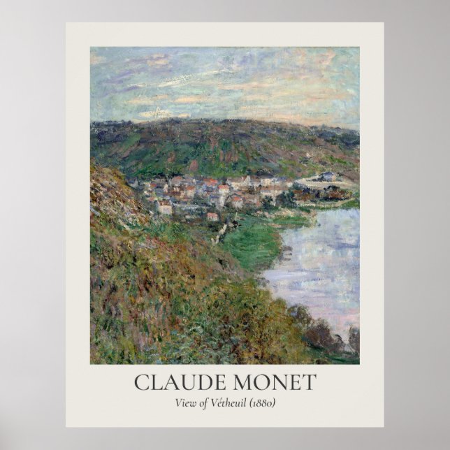 Claude Monet Vintage Wall Art 11x14 Ratio (Front)