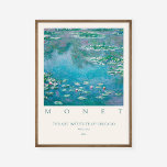 Claude Monet Water Lilies 1906 Art Exhibition Poster<br><div class="desc">Claude Monet Water Lilies 1906 Art Exhibition</div>
