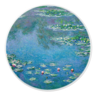 Claude Monet - Water Lilies 1906 Ceramic Knob
