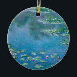 Claude Monet - Water Lilies 1906 Ceramic Ornament<br><div class="desc">Water Lilies (Nympheas) - Claude Monet,  Oil on Canvas,  1906</div>