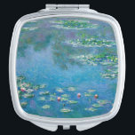 Claude Monet - Water Lilies 1906 Compact Mirror<br><div class="desc">Water Lilies (Nympheas) - Claude Monet,  Oil on Canvas,  1906</div>