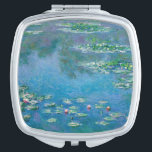 Claude Monet - Water Lilies 1906 Compact Mirror<br><div class="desc">Water Lilies (Nympheas) - Claude Monet,  Oil on Canvas,  1906</div>
