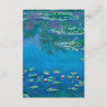 Claude Monet - Water Lilies 1906 Enclosure Card<br><div class="desc">Claude Monet - Water Lilies 1906. Famous art painting.</div>