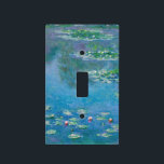 Claude Monet - Water Lilies 1906 Light Switch Cover<br><div class="desc">Water Lilies (Nympheas) - Claude Monet,  Oil on Canvas,  1906</div>
