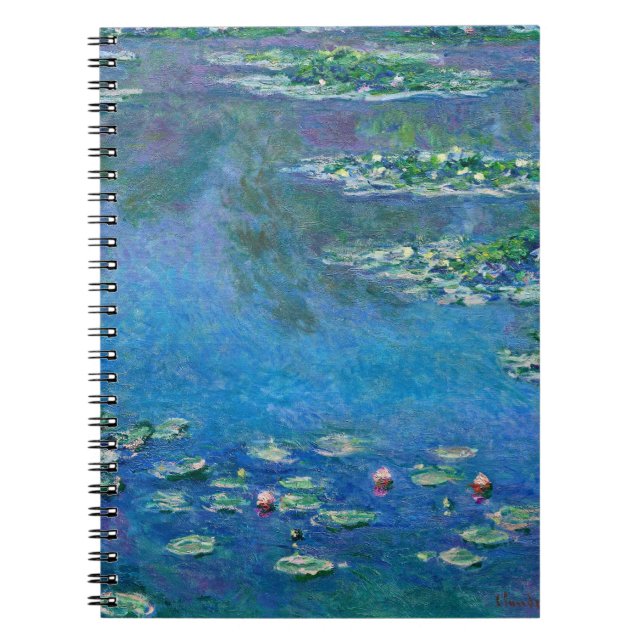 Claude Monet - Water Lilies 1906 Notebook (Front)