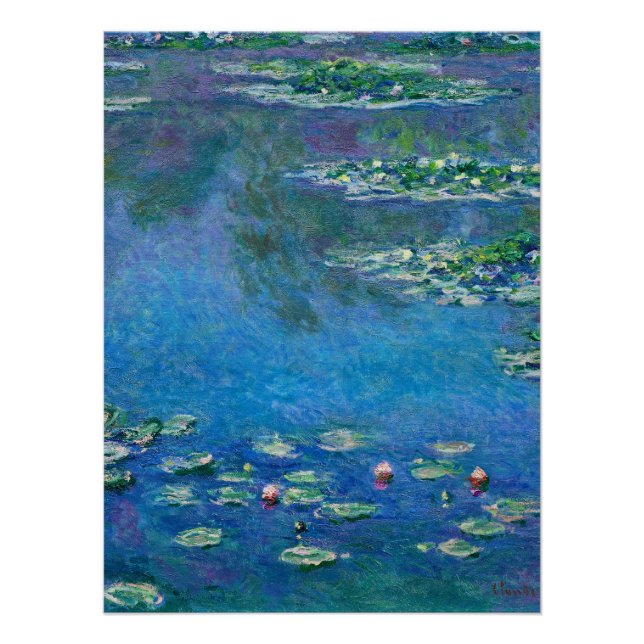Claude Monet - Water Lilies 1906 Poster (Front)