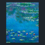 Claude Monet - Water Lilies 1906 Poster<br><div class="desc">Claude Monet - Water Lilies (1906). Famous art painting.</div>