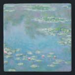 Claude Monet - Water Lilies 1906 Stone Coaster<br><div class="desc">Water Lilies (Nympheas) - Claude Monet,  Oil on Canvas,  1906</div>