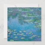 Claude Monet - Water Lilies 1906 Thank You Card<br><div class="desc">Water Lilies (Nympheas) - Claude Monet,  Oil on Canvas,  1906</div>