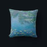 Claude Monet - Water Lilies 1906 Throw Pillow<br><div class="desc">Water Lilies (Nympheas) - Claude Monet,  Oil on Canvas,  1906</div>