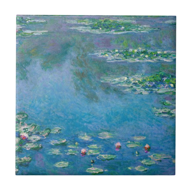 Claude Monet - Water Lilies 1906 Tile (Front)