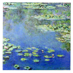Claude Monet - Water Lilies, 1907, Tile