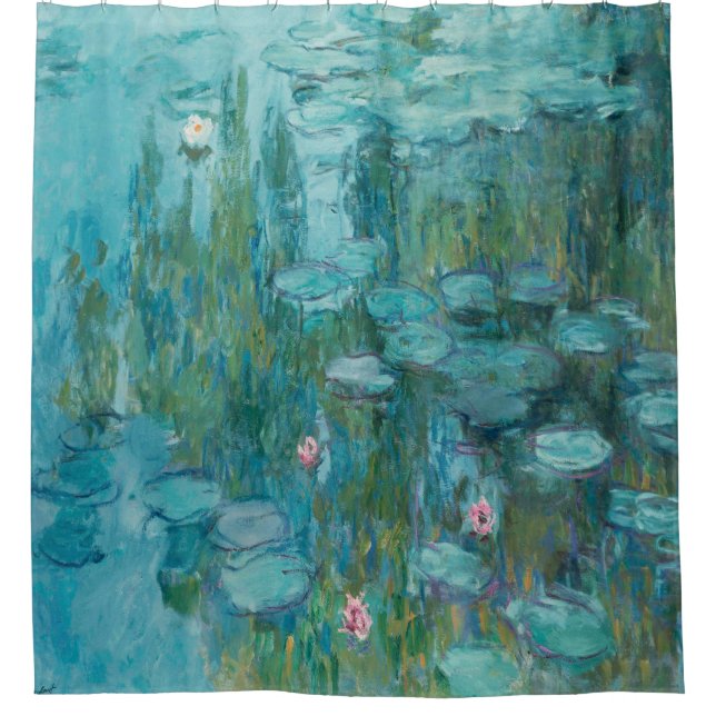 Claude Monet, Water Lilies, 1915, Aqua Blue (Front)