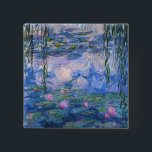 Claude Monet - Water Lilies, 1916 2 Inch Square Button<br><div class="desc">Claude Monet - Water Lilies,  1916</div>