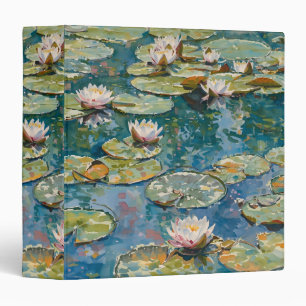 Claude Monet Water Lilies 1916 Fine Art Binder