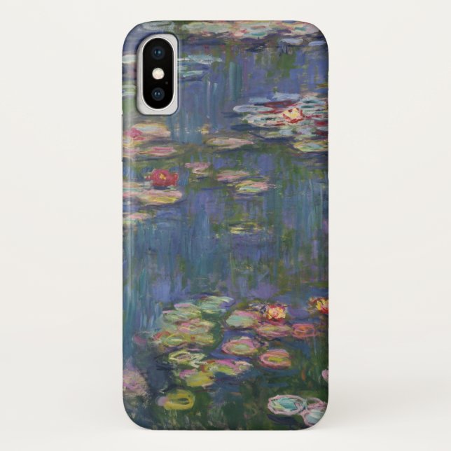 Claude Monet Water Lilies 1916 Fine Art Case-Mate iPhone Case (Back)