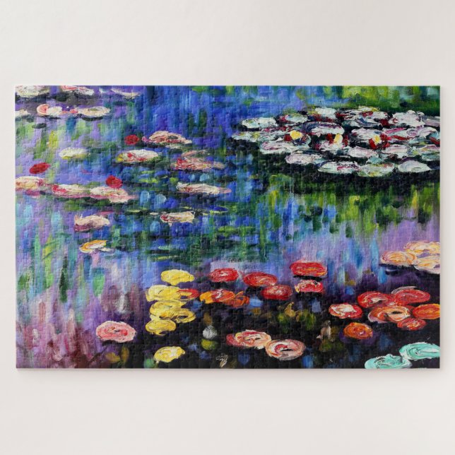 Claude Monet Water Lilies 1916 Fine Art Jigsaw Puzzle (Horizontal)