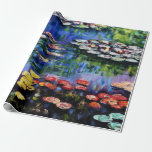 Claude Monet Water Lilies 1916 Fine Art Wrapping Paper<br><div class="desc">Claude Monet Water Lilies 1916 Fine Art Wrapping Paper</div>