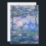 Claude Monet - Water Lilies, 1916 Holiday Card<br><div class="desc">Claude Monet - Water Lilies,  1916</div>