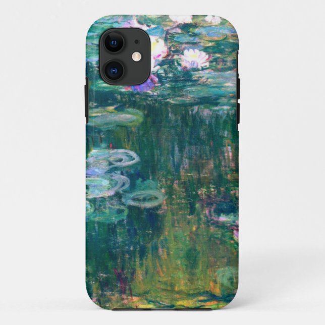 Claude Monet Water Lilies 1917 Case-Mate iPhone Case (Back)