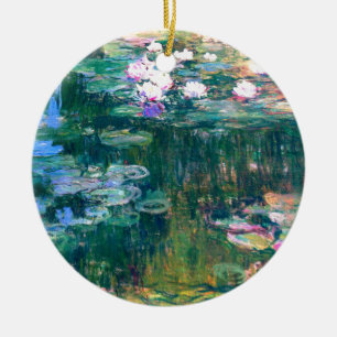 Claude Monet Water Lilies 1917 Ceramic Ornament