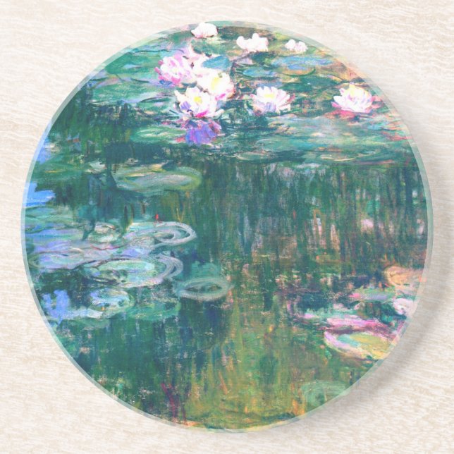 Claude Monet Water Lilies 1917 Coaster (Front)