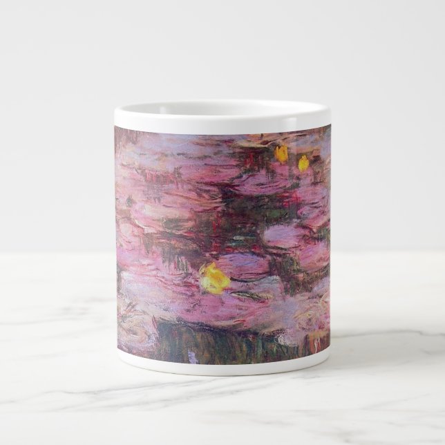 Claude Monet - Water Lilies 1917 Large Coffee Mug (Front)