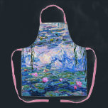 Claude Monet - Water Lilies, 1919,  Apron<br><div class="desc">Famous painting of Water Lilies,  1919,  by Claude Monet</div>