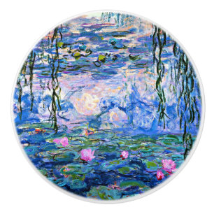 Claude Monet - Water Lilies, 1919, Ceramic Knob