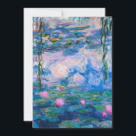 Claude Monet - Water Lilies 1919 Holiday Card<br><div class="desc">Claude Monet - Water Lilies 1919 . Famous art painting.</div>