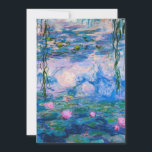 Claude Monet - Water Lilies 1919 Holiday Card<br><div class="desc">Claude Monet - Water Lilies 1919 . Famous art painting.</div>