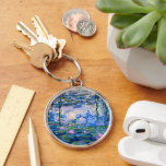 Claude Monet - Water Lilies, 1919, Keychain<br><div class="desc">Famous painting by Claude Monet,  Water Lilies,  1919.</div>