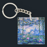 Claude Monet - Water Lilies, 1919, Keychain<br><div class="desc">Famous painting of Water Lilies,  1919,  by Claude Monet</div>