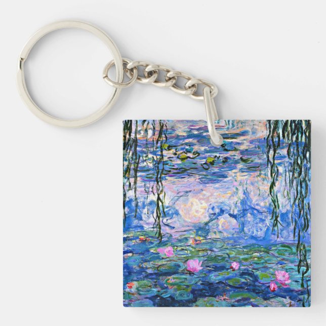 Claude Monet - Water Lilies, 1919, Keychain (Front)