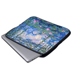 Claude Monet - Water Lilies, 1919 Laptop Sleeve