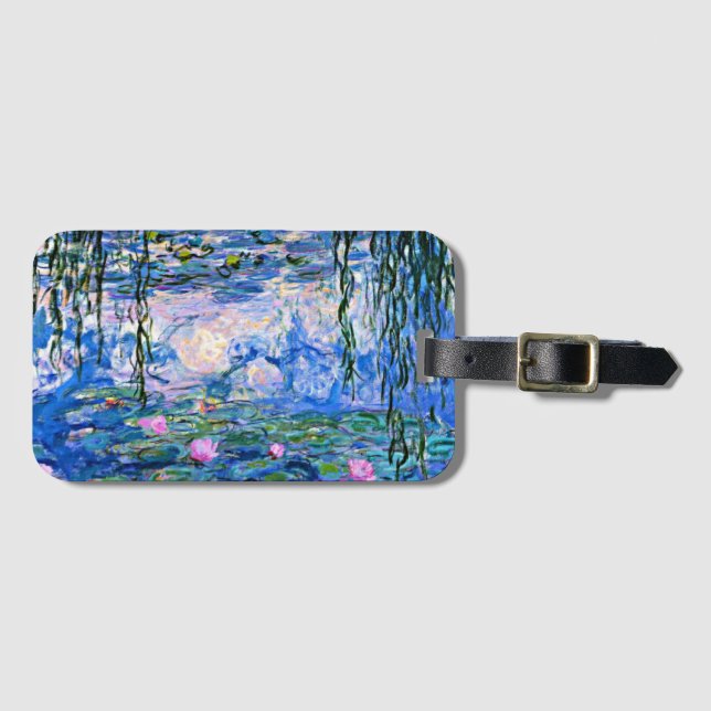 Claude Monet - Water Lilies, 1919,  Luggage Tag (Front Horizontal)