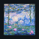 Claude Monet - Water Lilies, 1919 Magnet<br><div class="desc">Monet painting of Water Lilies,  1919,  refrigerator magnet. VIRGINIA5050,  custom-designed products and gifts at www.zazzle.com/virginia5050*,  PaulKleeGiftShop,  InternationalGifts,  RetirementGiftStore,  BirthdayGiftStore,  ILoveGiftStore,  and FloridaGiftStore.zazzle.com/FloridaGiftStore.</div>