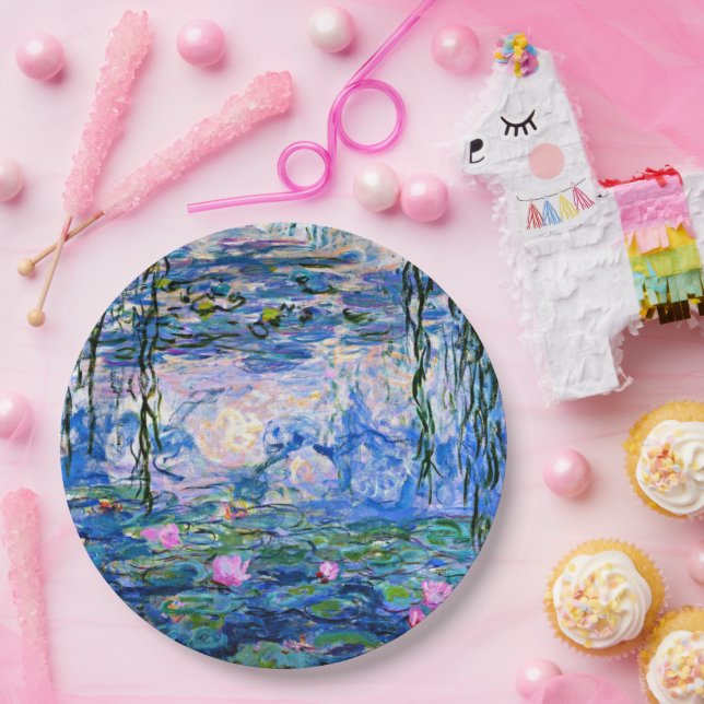 Claude Monet - Water Lilies, 1919, Paper Plate (Party)