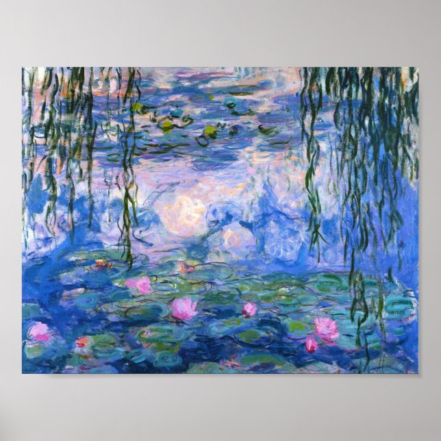 Claude Monet Water Lilies 1919 Poster (Front)