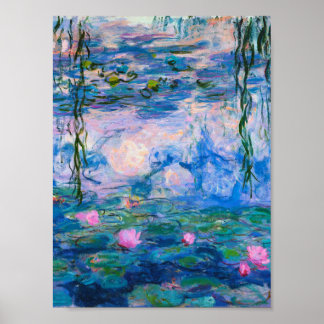 Claude Monet - Water Lilies 1919 Poster