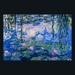 Claude Monet - Water Lilies, 1919, Poster<br><div class="desc">Claude Monet famous painting, Water Lilies, 1919</div>