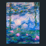 Claude Monet - Water Lilies 1919 Poster<br><div class="desc">Claude Monet - Water Lilies 1919 . Famous art painting.</div>