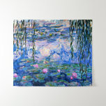 Claude Monet - Water Lilies, 1919, Tapestry<br><div class="desc">Famous painting of Water Lilies,  1919,  by Claude Monet</div>