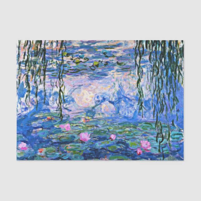 Claude Monet - Water Lilies, 1919, Tissue Paper (Front)