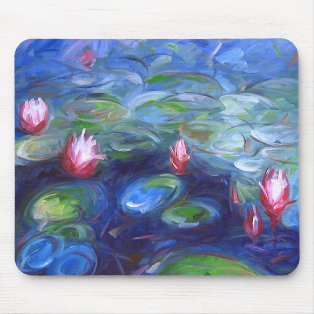 Claude Monet: Water Lilies 2 Mouse Pad (Front)