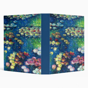 Claude Monet: Water Lilies 3 Binder