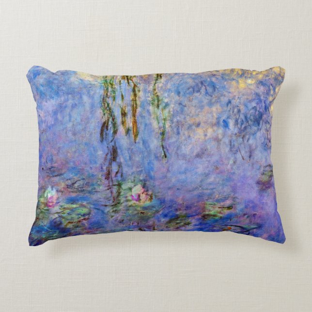 Claude Monet - Water Lilies Accent Pillow (Front)