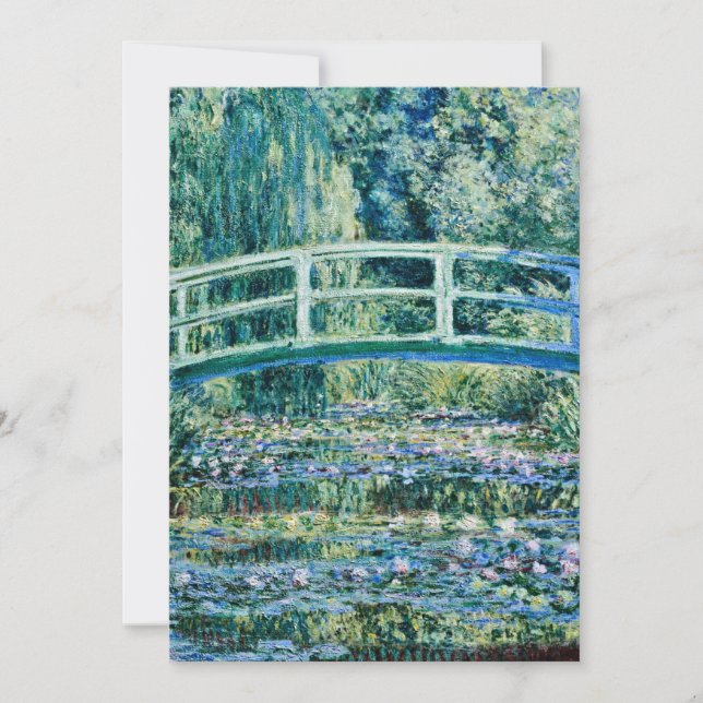 Claude Monet - Water Lilies And Japanese Bridge (Front)
